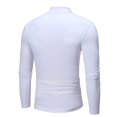 thumbnail image 3 of Winter Warm Men Mock Neck Basic Plain T-Shirt Blouse Pullover Long Sleeve Top, 3 of 9