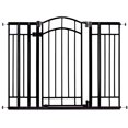 thumbnail image 1 of Summer Multi-Use Deco Extra Tall Baby & Pet Safety Gate - Black, 1 of 7