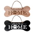 thumbnail image 1 of Mdf Bone Shaped Plaque Welcome To Our Home  - Set of 2, 1 of 4