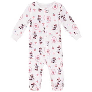 Disney Minnie Mouse Baby Girls' Sleeper 1-piece