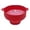 Red, variant on Hearth & Gear Microwave Popcorn Silicone Popcorn Microwave | Heat Microwave Popcorn Maker Bowl | No Oil Required L For Home Place Mates for Tables with Napkins Fall Chargers for Dinner Plates Plate
