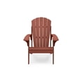 thumbnail image 1 of Tanfly Polycarbonate Adirondack Chair for Indoor/Outdoor Use - Red, 1 of 2