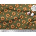thumbnail image 3 of Soimoi Poly Georgette Fabric Fox Kids Fabric Prints by Yard 42 Inch Wide, 3 of 3