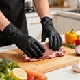 thumbnail image 3 of Hearth & Gear Industrial Grade Disposable Nitrile Textured Grip For Handling And Use Latex Rubber Latex Small Clear Gloves Long Kitchen Gloves Medium Dish Gloves Large Extra Large Latex Gloves Non, 3 of 5