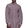 thumbnail image 4 of Atasi Printed Designer Rayon Button Down Casual Kurta With Pajama For Men, 4 of 4