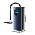 thumbnail image 3 of Binwennn Tire Inflator Portable Air Compressor Cordless Multipurpose Portable Air Compressor For Cars With Digital Tire Pressure Gauge 150 Air For Cars Motorc Long Air Nozzle River Float Kayak for 2, 3 of 8