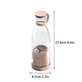 thumbnail image 3 of Dvkptbk Extracteur de Jus Électrique Gobelet Extracteur de Jus Portable Batterie Intégrée Recharge Sans Fil Extracteur de Jus Mini Portable pour l'Extérieur, 3 of 9