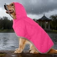 thumbnail image 4 of Imperméable pour Chien avec Capuchon Transparent et Caractéristiques Réfléchissantes pour l'Extérieur, 4 of 4