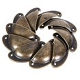 thumbnail image 2 of 12Pcs Cup Pull Shell Handles Half Moon Kitchen Cupboard Cabinet Door Drawer, 2 of 9