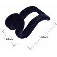 thumbnail image 3 of Mini Cascading Hanger Hooks, 50 Pcs Hanger Connection Hook for Clothes Hanger or Velvet Hanger (Black), 3 of 4