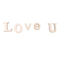 thumbnail image 4 of GUOOL 52 Pieces A-Z Wooden Capital Letters Wood Lower Case Letters Embellishment for, 4 of 9