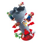 Epoch Games Super Mario Shaky Tower Jeu d'équilibre, compétences de table et jeu d'action avec des figures d'actions collectibles Super Mario