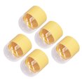 thumbnail image 4 of 5pcs Detachable Makeup Sponge Holder Dust Proof Clear Lid Portable Cosmetic Sponge Organizer Case Yellow, 4 of 14