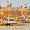 thumbnail image 1 of Sac de Poids pour Base de Parasol, 2 Pcs Sacs de Sable Arqués Remplissables Portables pour Patio, 1 of 7