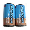 thumbnail image 1 of 8-Pack C Size Battery Adapters for AA Batteries, 1 of 1