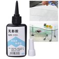 thumbnail image 1 of Clear  Glue Ultraviolet Cure High Strength Adhesive For Glass Coffee Table  Acrylic, 1 of 8