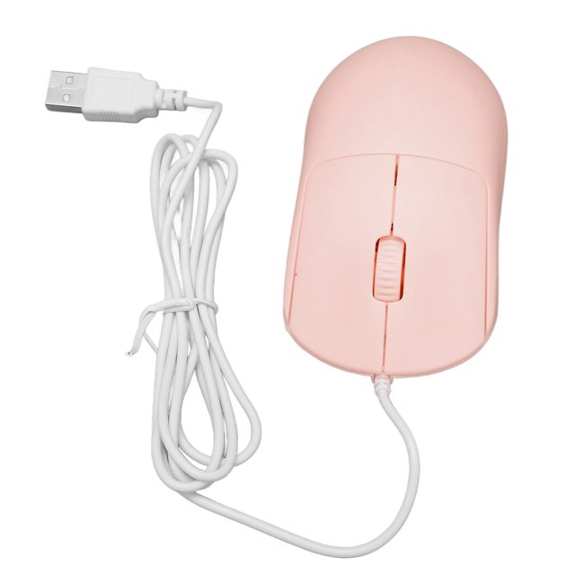 3 Buttons Basic Wired Mouse, Optical 1200DPI Usb Laptop Computer Mouse, Simple Design Solid Color Mouse For