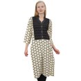 thumbnail image 1 of Phagun Kurta Kurti Tunique Beige de Designer pour Femme Indienne Pin Tuck Robe Ethnique-22, 1 of 1