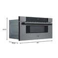 thumbnail image 2 of 30 in. Black Stainless-Steel Microwave Drawer, 2 of 6