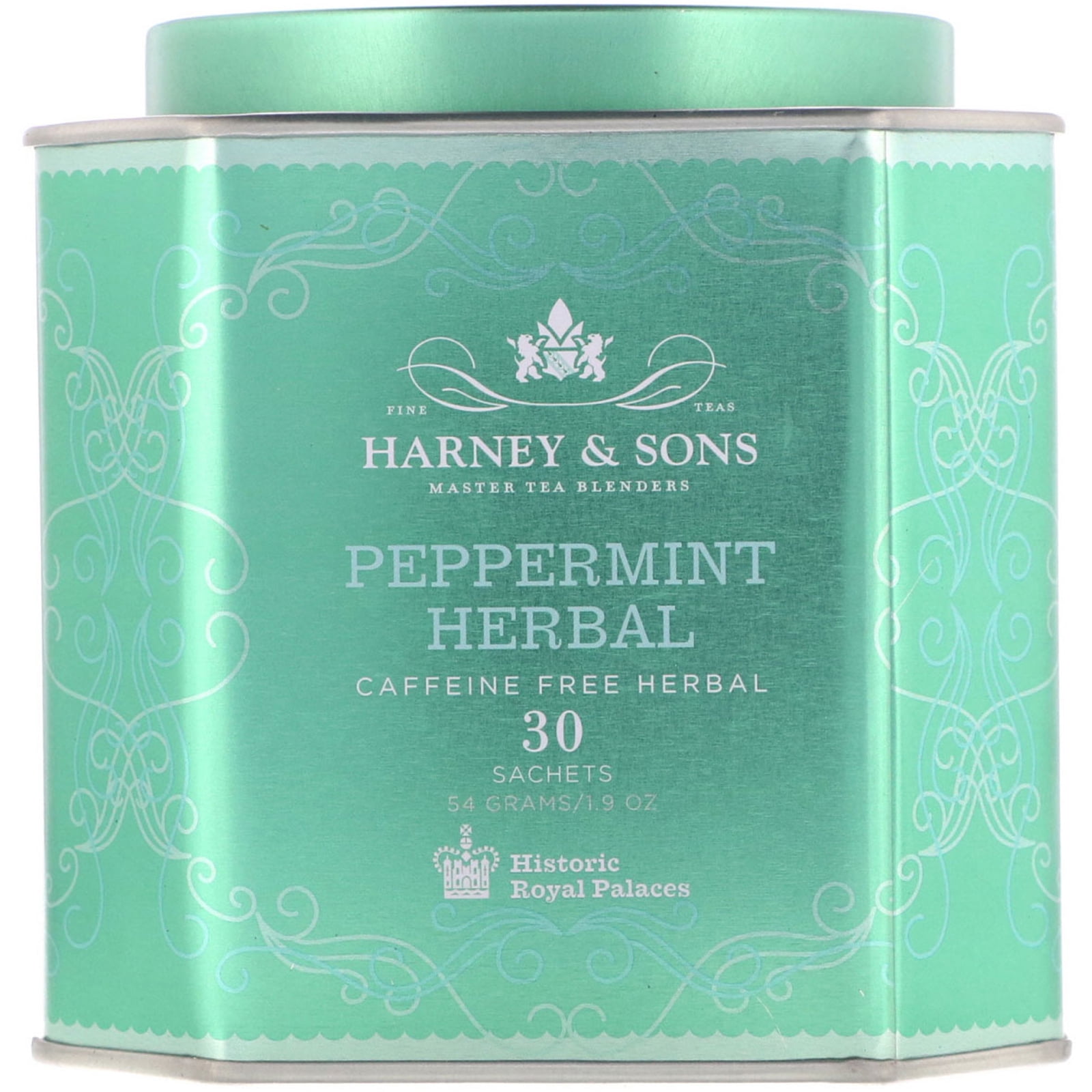 Harney   Sons  Peppermint Herbal  Caffeine-Free Herbal  30 Sachets  1 9 oz  54 g