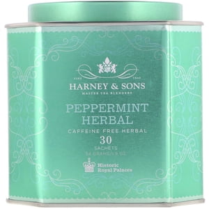 Harney   Sons  Peppermint Herbal  Caffeine-Free Herbal  30 Sachets  1 9 oz  54 g