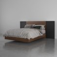 thumbnail image 1 of Dusk 3 Piece Bedroom Set, Walnut and Black, 1 of 4