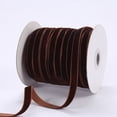 thumbnail image 1 of TopLLC Velours 1 cm Ribbon Flocage Ribbon Velours Bijoux Bricolage Ribbon Accessoires Nœud Ribbon 50 Yards en Liquidation, 1 of 2
