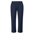 thumbnail image 1 of Ediodpoh Men's Casual Cotton and Linen Drawstring Pants Men Pants Navy S, 1 of 8