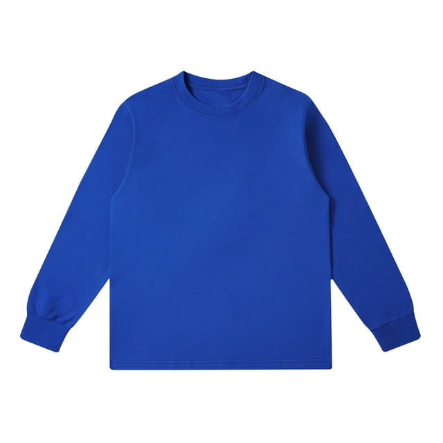 GigrtiJin Chemises pour Hommes Col Rond Manches Longues Blouses Décontractées Couleur Unie Mode Confortable Pull Basique Ample