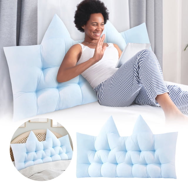 Reading Pillow Soft Bed Pillow Cushion Support For Head And Back Comfort Long Bolster Pillow With Ear Design For Sofa And Bed Couch Pillows with Covers Oversized Throw Pillows Designer Cushion Covers