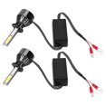 thumbnail image 1 of 2Pcs 80W For H1 White Light Car LED Headlight Bulbs Auto LED Light Headlamp, 1 of 8