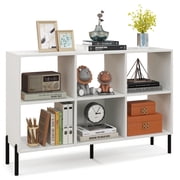 Costway 6 Cube Storage Shelf Organizer Bedroom Bookcase Square Cubby Cabinet  White