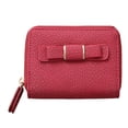 thumbnail image 1 of Coofit Mini Portefeuille Mode Mignon Nœud Papillon Porte-Monnaie Porte-Cartes pour Femmes, 1 of 10