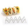 thumbnail image 1 of 1-4 Slots Stainless Steel Taco Holder Taco Stand Food Rack Shells, 1 of 5
