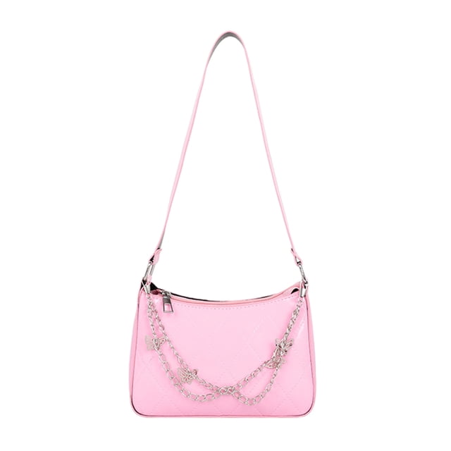 Xingzhi Shoulder Bag For Women Wide Application Sturdy And Durable Fashionable And Versatile Small Handbag pink 1Set