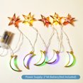 thumbnail image 2 of Mistaha 5ft 10LED Eid Ramadan String Lights Star Shaped Crescent Party LED Fairy Hanging Lights, 2 of 8