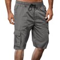thumbnail image 2 of Diufon Shorts Cargo de Randonnée pour Hommes Imprimés Décontractés Printemps Été avec Poches, 2 of 5