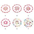thumbnail image 4 of Thinsony 100pieces Keychain Tassel Versatile And Stylish Fringe Accessories Gifts AssortedColor-Gold 1Set, 4 of 6