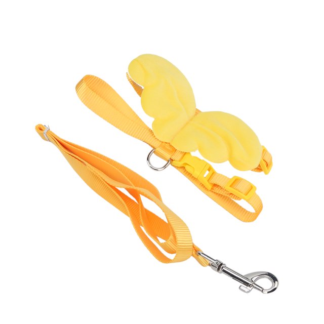 Ducks Harness Leash, Nylon Material Adjustable Pet Adjustable Harness Leash Durable For Outdoor Training For Daily For Camping For Home Yellow,Red