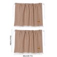 thumbnail image 3 of D-76 Brown Car Sunshade Rear Window Universal Suction Cup Shades For Sun Protection Pair Of Window Side Curtains Easy Install Light Blocking For Vehicles 39 X 59 Inches, 3 of 6