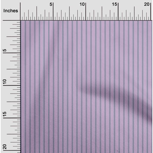oneOone Cotton Poplin Fabric Vertical Stripe Print Sewing Fabric BTY 56 Inch Wide