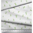 thumbnail image 2 of Soimoi Modal Satin Fabric Brush Stroke & Cactus Tree Printed Fabric 1 Yard 42 Inch Wide, 2 of 3