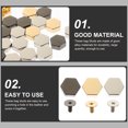 thumbnail image 3 of Miangastore Protective Studs For Bags Gun Metal Alloy 30Pcs 0.2X0.6X0.7In, 3 of 9