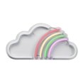 thumbnail image 4 of Merkury Innovations 15" Rainbow Cloud LED Neon Wall Sign, 4 of 5
