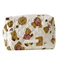 thumbnail image 3 of Cute Bear Makeup Bag Large Capacity Portable Cosmetic Bag Zipper Cosmetic Organizer Make Up Pouch Portable Toiletry Case, 3 of 8