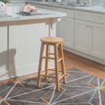 thumbnail image 2 of Linon Sims 24" Backless Wood Counter Stool in Natural Brown, 2 of 14