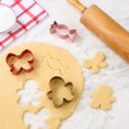 thumbnail image 3 of Holiday Time 3-Piece Stainless Steel Cookie Cutters, Gingerbread, Bow and Candy Shapes, 3 of 9