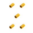 thumbnail image 3 of Youkk 4 Pieces Decorative Tire Caps Exquisite Tyre Part Modifying Accessory Golden 5Set, 3 of 6