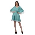 thumbnail image 2 of Moomaya Robe d'Été pour Femmes, Grande Taille, Kimono Aguichant Imprimé, Mini-Robe, 2 of 6