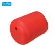 thumbnail image 3 of Unique Bargains 4 Pcs Capuchon Protecteur en Silicone pour Canne à Pêche et Coussin de Fesses, Grand, Rouge, 3 of 7